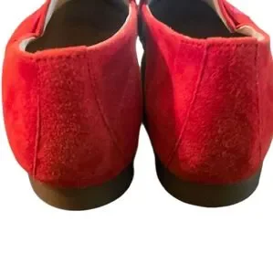 Paul Green Red Velvet Loafers Slip-Ons Wexler Loafer – Paulgreenshoes.com main image 3